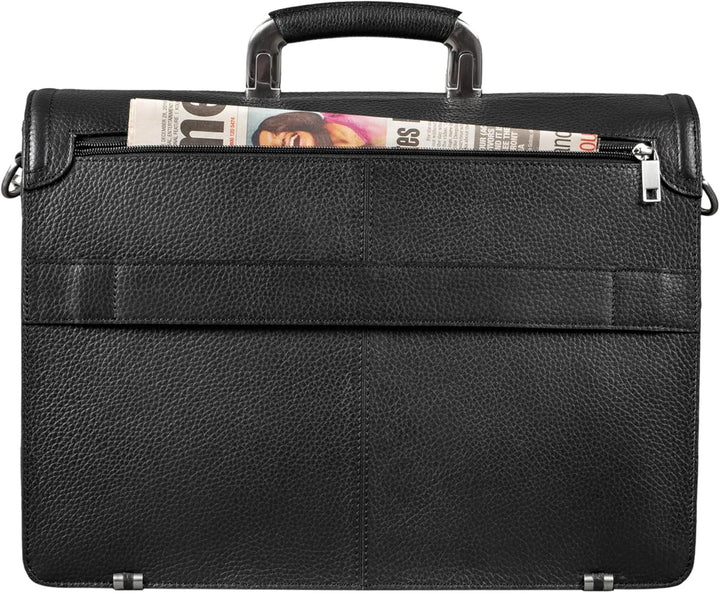STILORD Lazarus Aktentasche Leder Gross Herren Damen Businesstasche 15,6 Zoll Laptoptasche Umhängeta
