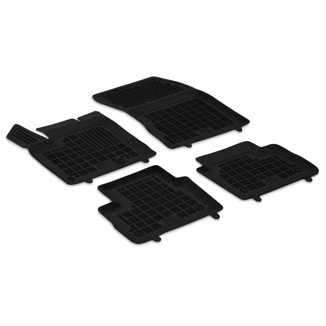 Hohe Gummi Fussmatten mit Rand passend für Nissan Qashqai III (J12) ab 6/2021 (ausser e-Power) AZUGA