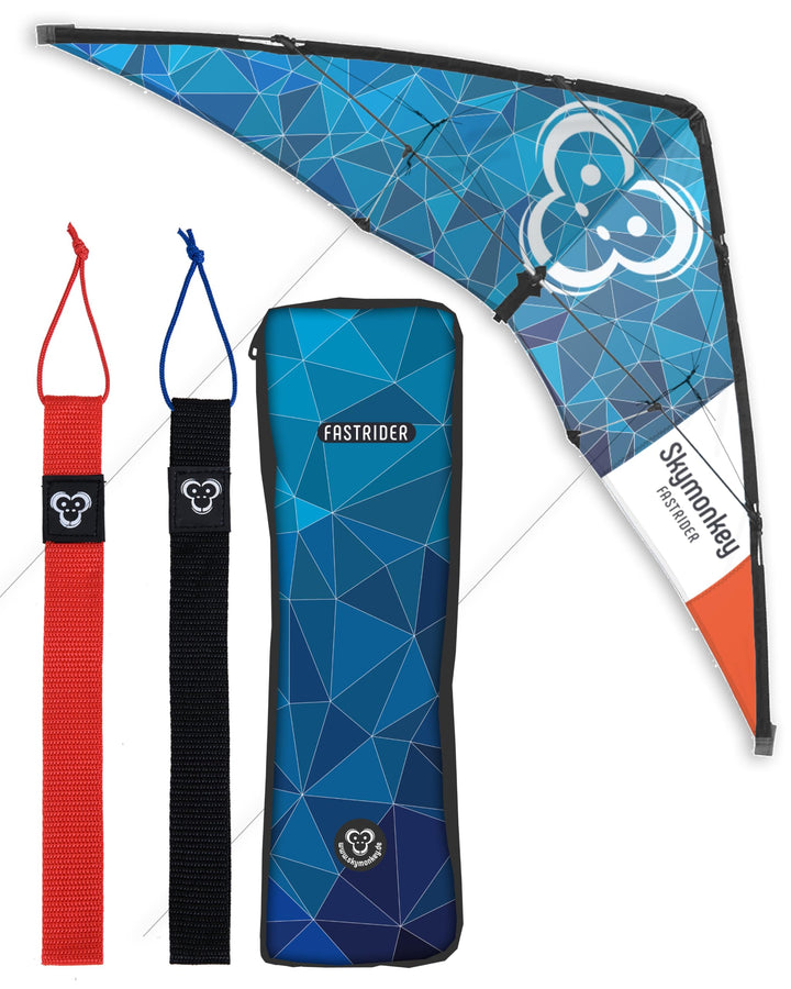 Skymonkey Lenkdrachen Fastrider 2-Leiner - 127 cm, Galaxyblue, Galaxyblue