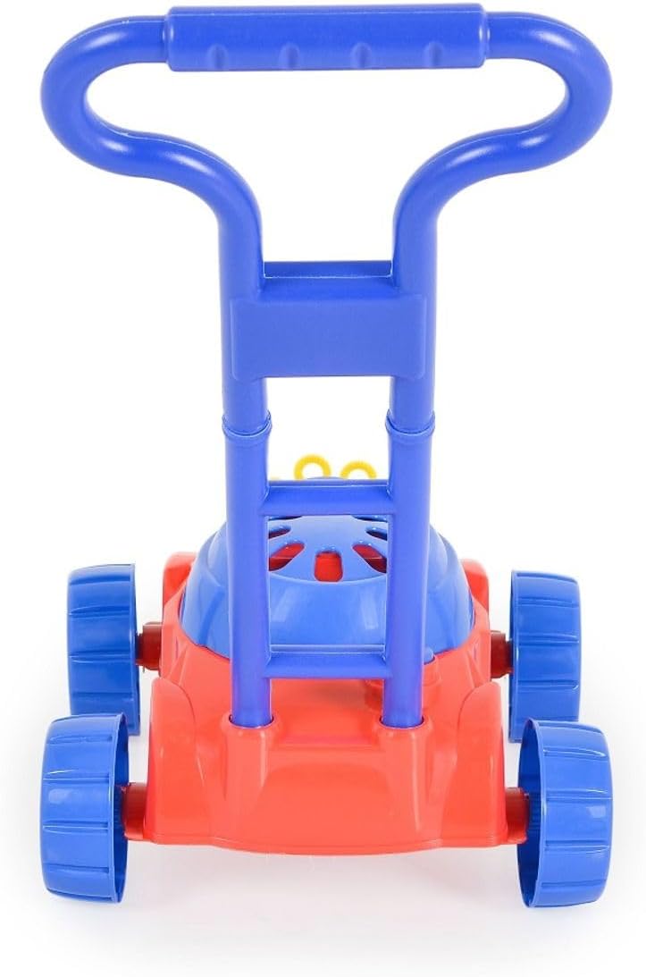Moni Spielzeug Rasenmäher Bubble, Seifenblasenfunktion, Kunststoff, ab 3 Jahren blau, Blau