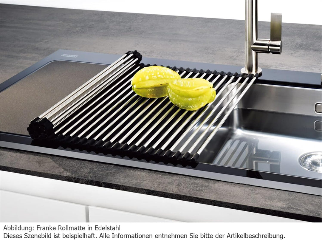 FRANKE 112.0256.867 Abtropfeinlage Seidenglanz, Acciaio Inossidabile, 29,8 x 41 cm