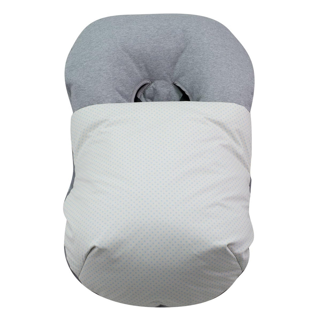 JYOKO KIDS Universal Winterfusssack für Babyschale Babyschale (Baumwolle, Blue Dots), Baumwolle