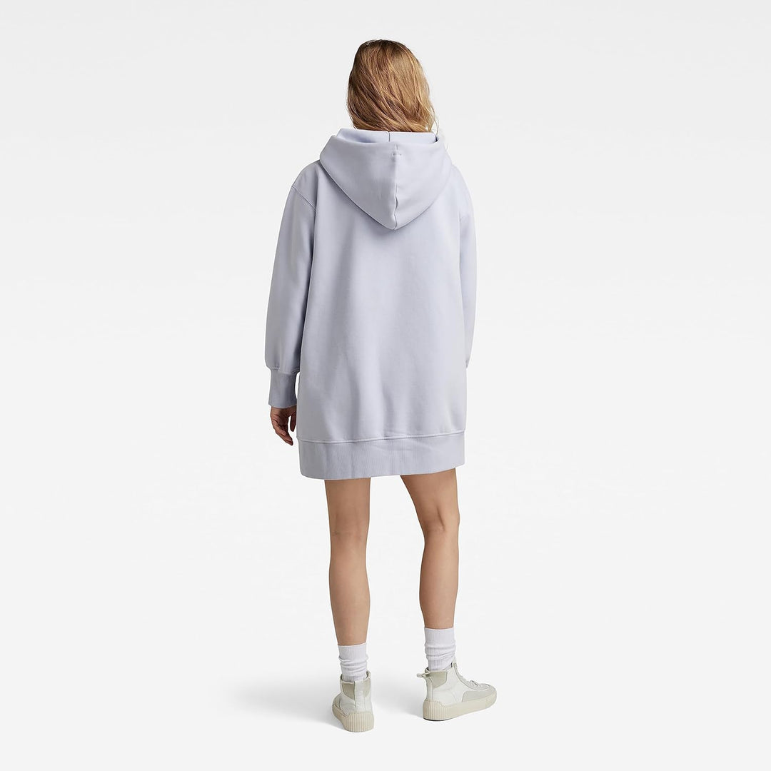 G-STAR RAW Damen Loose Sw HDD Ls Wmn Dresses S Grau (Icelandic Blue D23502-d425-g081), S Grau (Icela