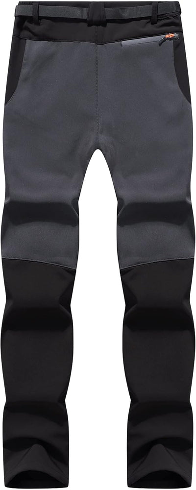 BenBoy Herren Wanderhose Wasserdicht Softshellhose Outdoorhose Winddicht Warm Gefüttert Skihose Snow