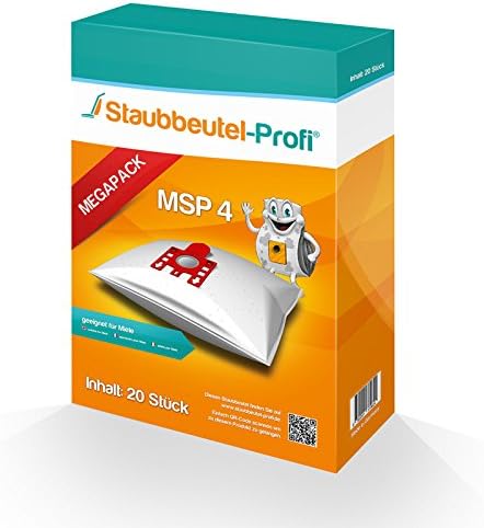 20 Staubsaugerbeutel geeignet für Miele Classic C1 EcoLine von Staubbeutel-Profi®
