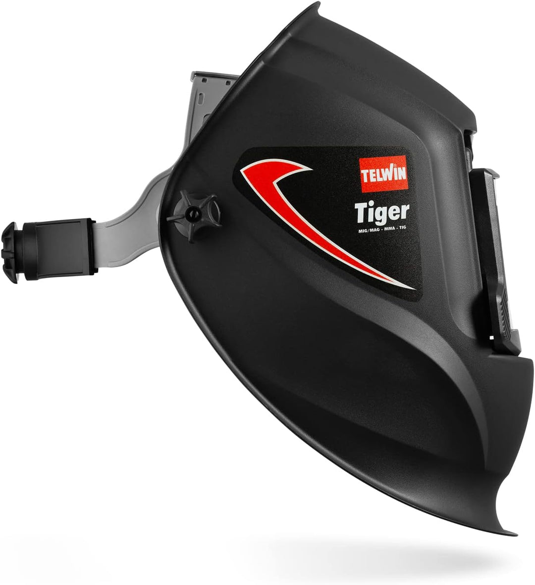 Telwin S.p.A. 802818 Tiger Schweisshelm für Mma/Mig-Mag/Wig Schweissen, Schwarz, Tiger
