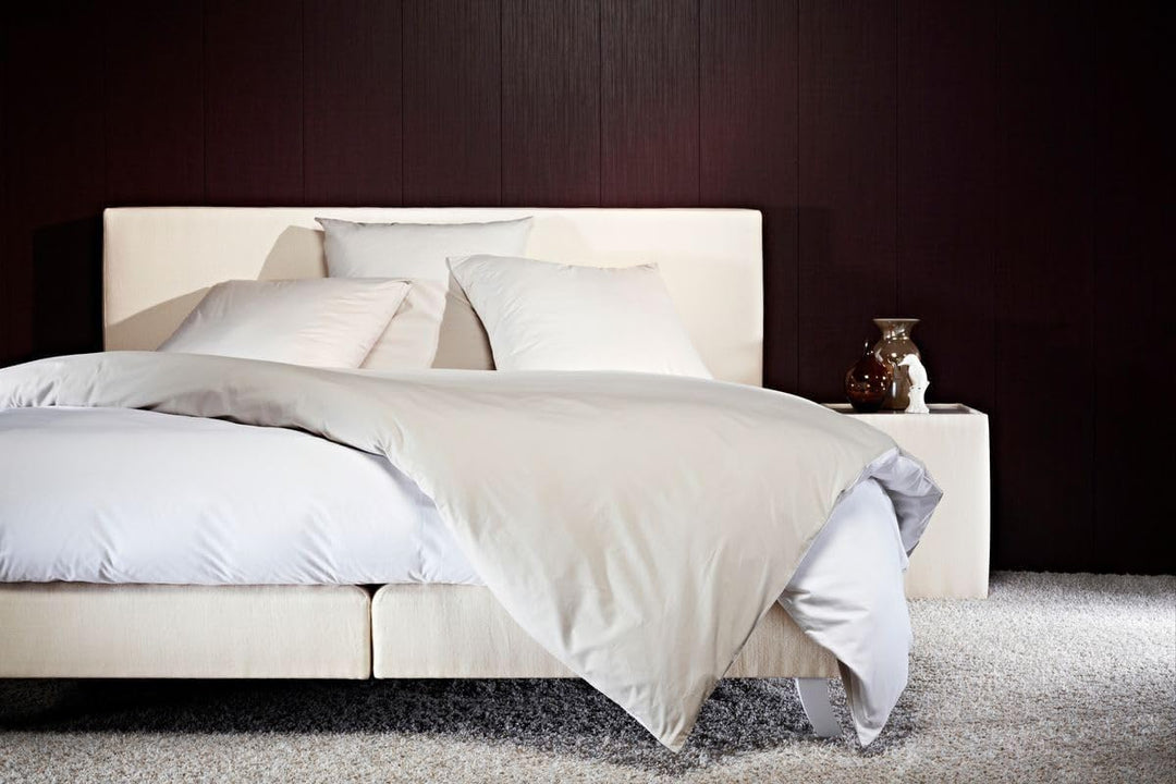 Uni Einfarbig Wende Bettwäsche Mistral Home Edel Perkal 100% Ägyptische Baumwolle, Grösse:240x220cm
