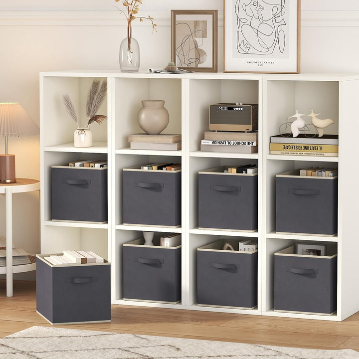 Lifewit Aufbewahrungsbox 8 Stück, Kleiderschrank Organizer, Faltbare Körbe Aufbewahrung, Ordnungsbox