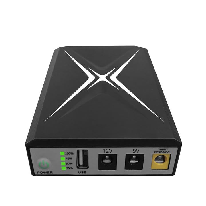 Mini UPS Wechselrichter, Mini Backup-Batterie, USV, 10400 mAh, Stromversorgung ohne Unterbrechung, E