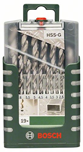 Bosch 19tlg. Metallbohrer-Set HSS-G geschliffen Grip