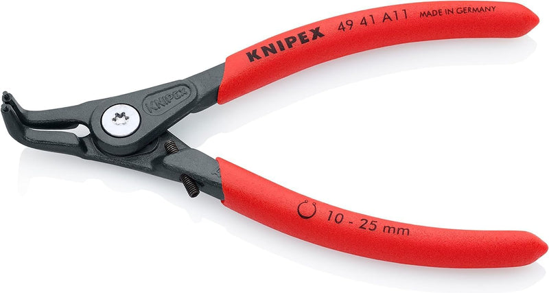 Knipex Präzisions-Sicherungsringzange für Aussenringe auf Wellen grau atramentiert, mit rutschhemmen