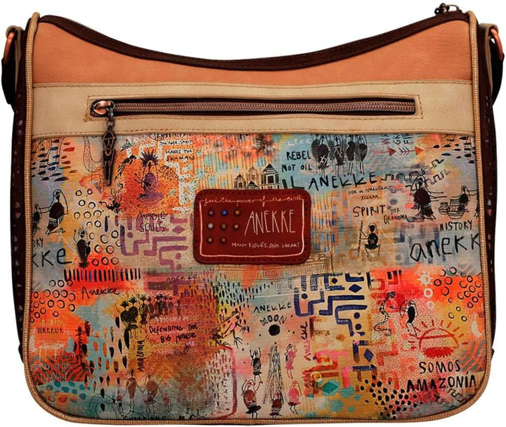 Anekke Damen Umhängetasche 36623-170 Mehrfarbig 30x27x11 BANDOLERA, bunt