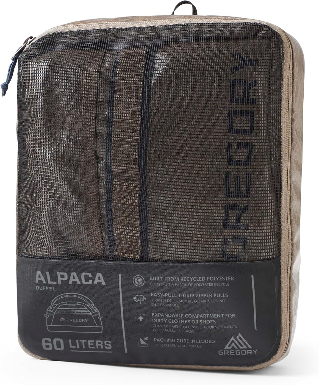 Gregory Alpaca Duffel Bags Blau 60L, Blau 60L