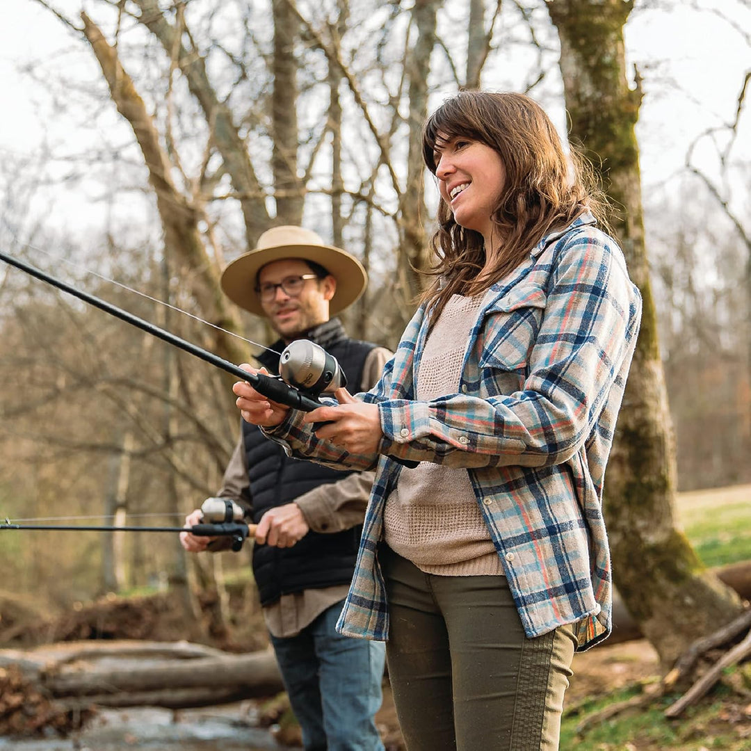 Zebco 33 Micro Spincast Angelrolle, Grösse 10 Rolle, wechselbare Rechts- oder Linkshänder-Apportieru