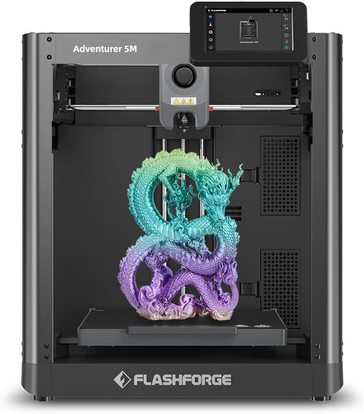 FLASHFORGE Adventurer 5M 3D-Drucker Bietet Eine Max Druckgeschwindigkeit Von 600 mm/s,Automatische N