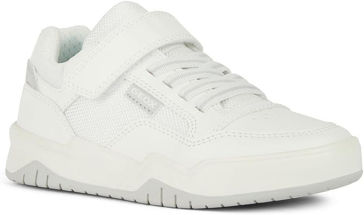 Geox Jungen J Perth Boy B Sneakers 30 EU White Lt Grey, 30 EU White Lt Grey