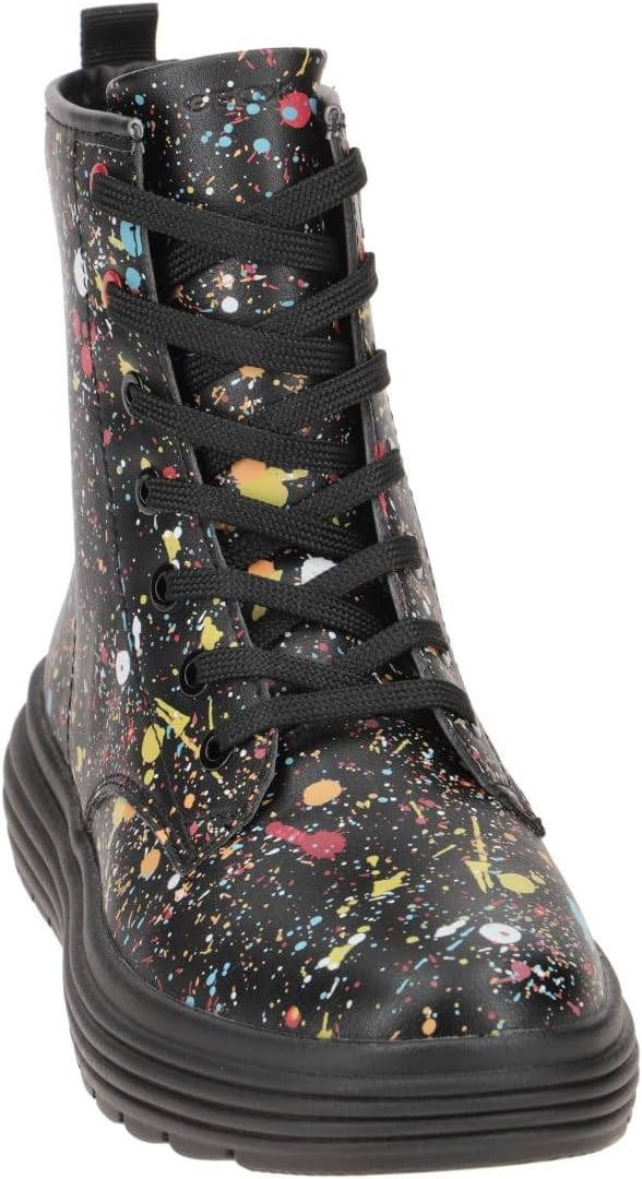 Geox Mädchen J Phaolae Girl AStiefeletten 28 EU Black Multicolor, 28 EU Black Multicolor