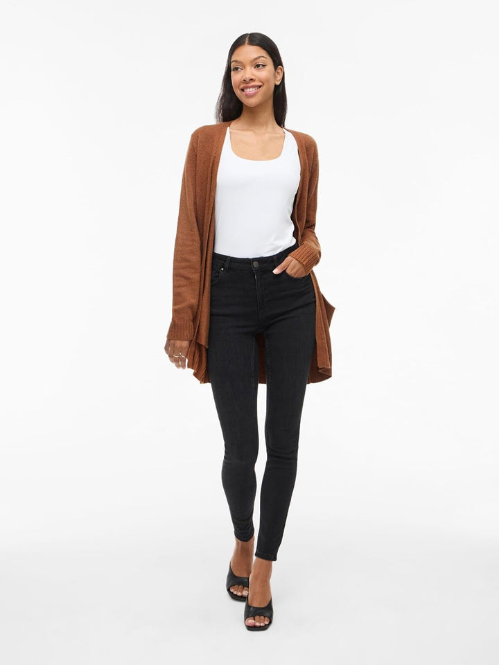 Vila Female Strickjacke VIRIL Basic Strick S Argan Oil1, S Argan Oil1
