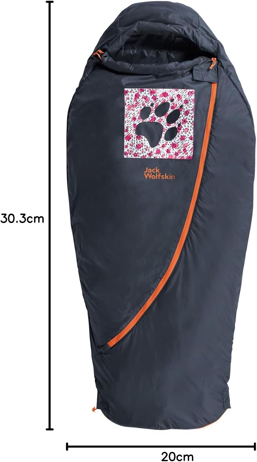 Jack Wolfskin Kinder Grow Up Dreamer Mumienschlafsack LEFT night blue, LEFT night blue