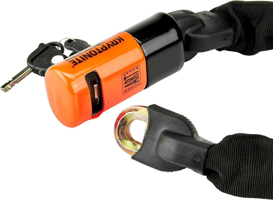 Evans Zyklen Kryptonite Evolution 4 1016 Kette integrierter Kette Radfahren Lock 150 cm, 150 cm