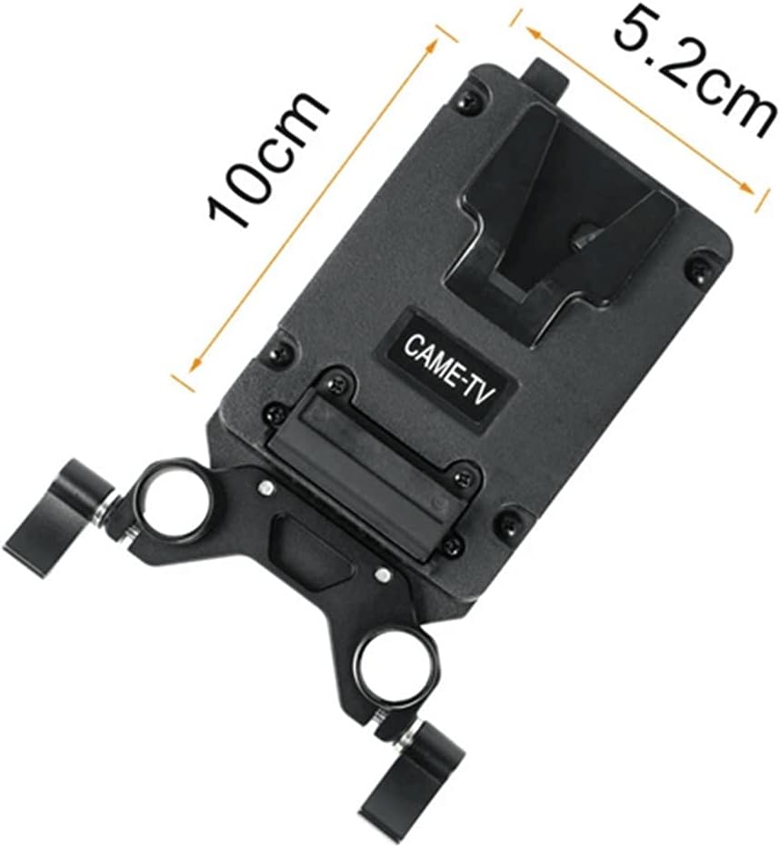 CAME-TV Mini-V-Montageplatte mit 2 D-Tap-Ausgängen und Dual-15-mm-Stangenklemme