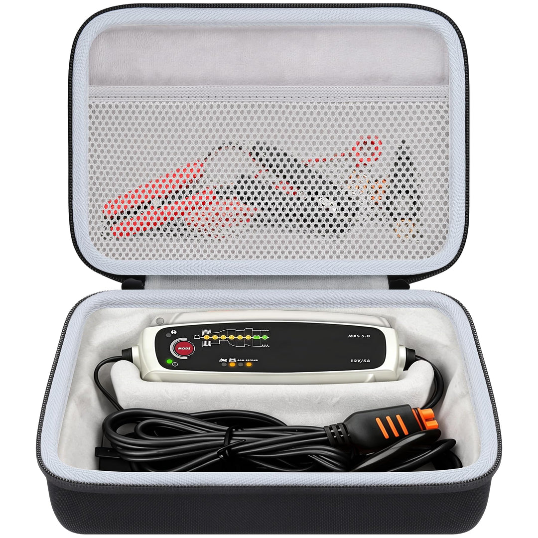 Khanka Etui für CTEK MXS 5.0/3.8/CT5 Time to Go/Powersport Ladegerät | Für CTEK MXS 5.0/3.8/CT5 Time