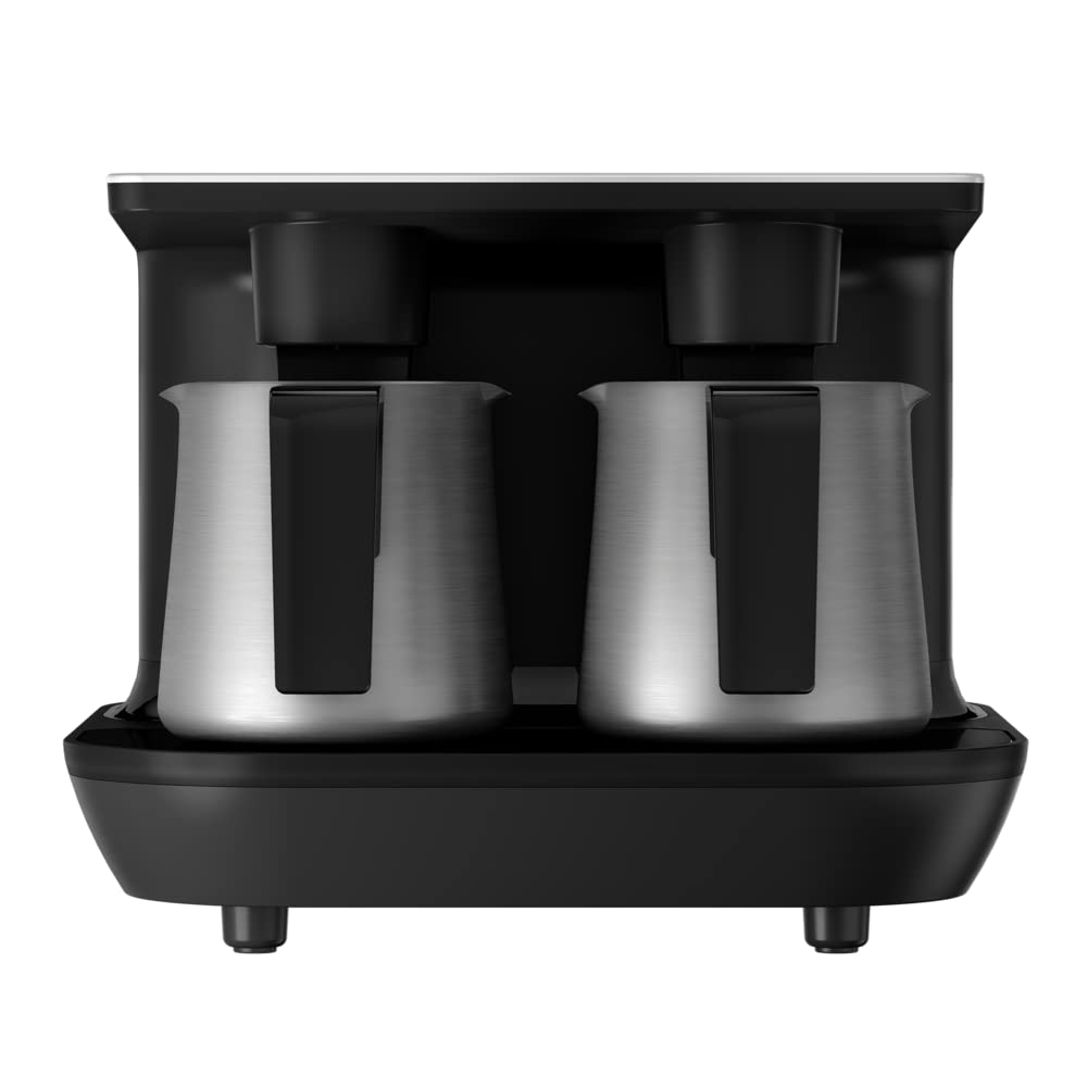 Arçelik Turkish Automatic Coffee Machine , Arabic coffee maker ( 6 cup ) TKM 9961 (Black), Black