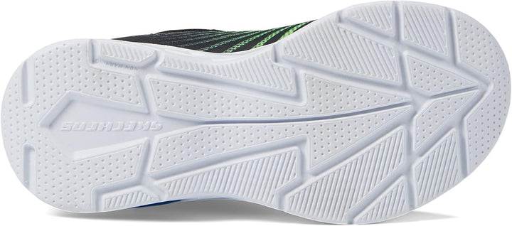 Skechers Jungen 403930l Bblm Sneaker 30 EU Black Synthetic Lime Textile Blue Trim, 30 EU Black Synth