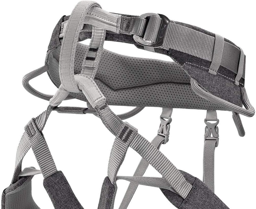 PETZL Unisex Sama Klettergurt (1er Pack) 77-84 cm Grau, 77-84 cm Grau