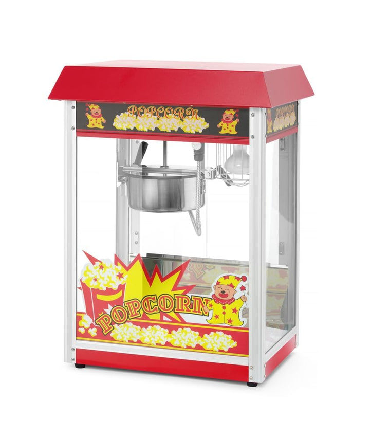 HENDI Popcorn-Maschine, Popcornmaschine, Popcorn Maker, mit Krümelschublade, 230V, 1500W, 560x420x(H