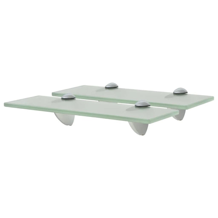 vidaXL 2X Regal Schwebend Wandregal Glasregal Glasboden Glasablage Badablage Wandablage Badregal Abl