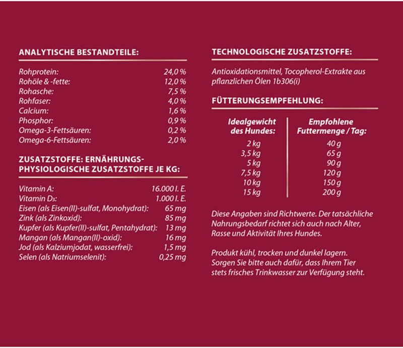 Dehner Premium Hundefutter, Trockenfutter getreidefrei, für ausgewachsene Hunde kleiner Rassen, Rind