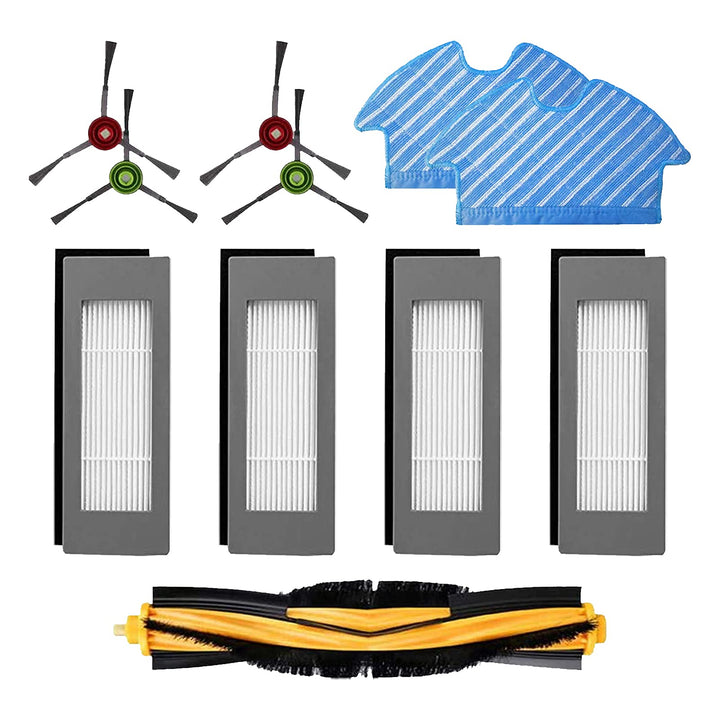 Filter Bürste Wischtuch Ersatzteile Zubehör Set für Ecovacs DEEBOT OZMO 900 OZMO 905 Staubsauger Rob