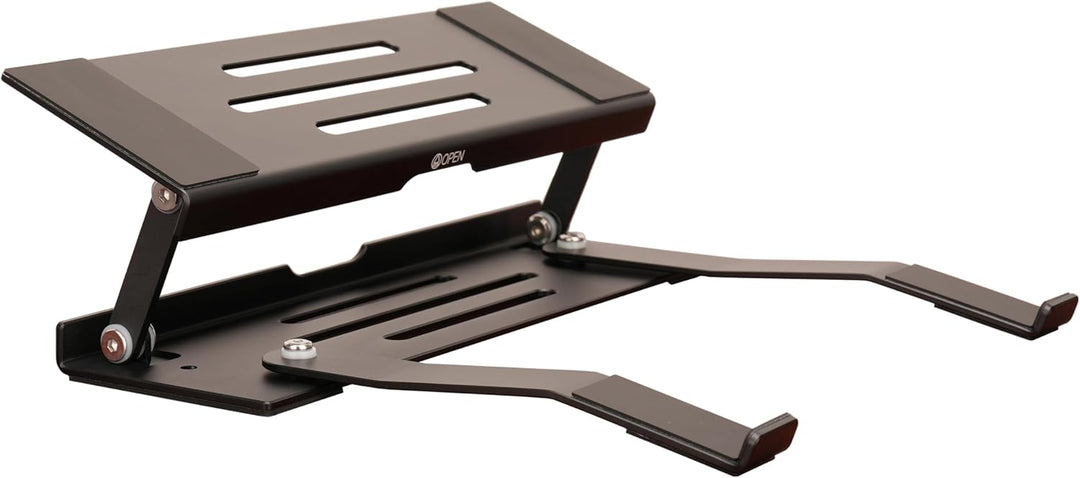 Aluminium 3-in-1 Laptopständer, klappbar, verstellbar, mit Kühlung, integrierter Aufbewahrungsbox, L