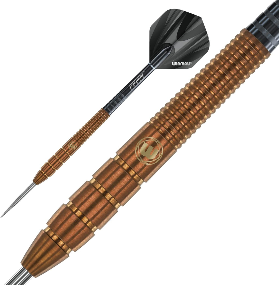 WINMAU Darren Herewini 24 Gramm Profi Wolfram Softip Dartpfeile Set mit Flights und Schäfte
