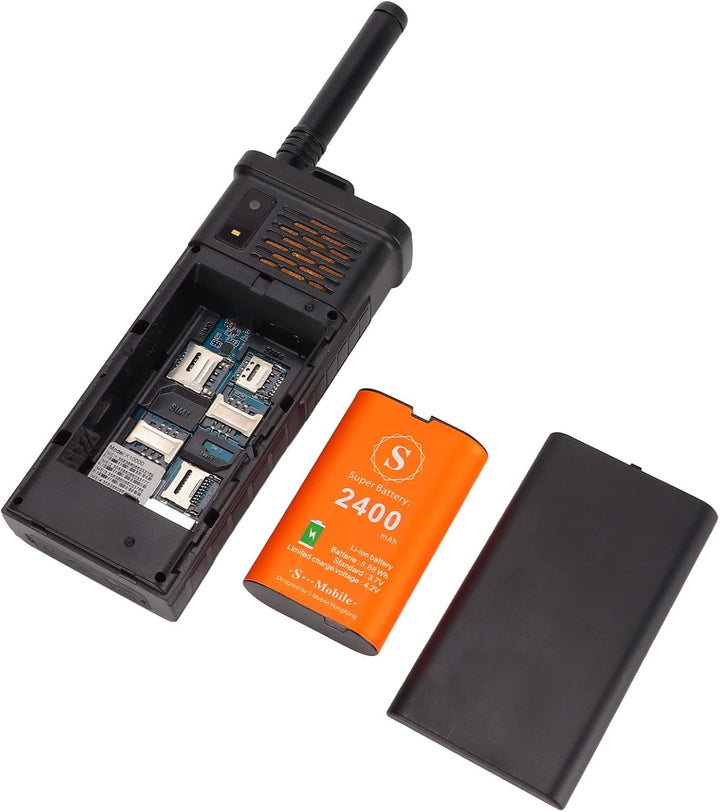 Handy ohne Vertrag für Senioren, 2G Senioren Handy mit Grosser Taste, Abnehmbarer Antenne, Lauter La