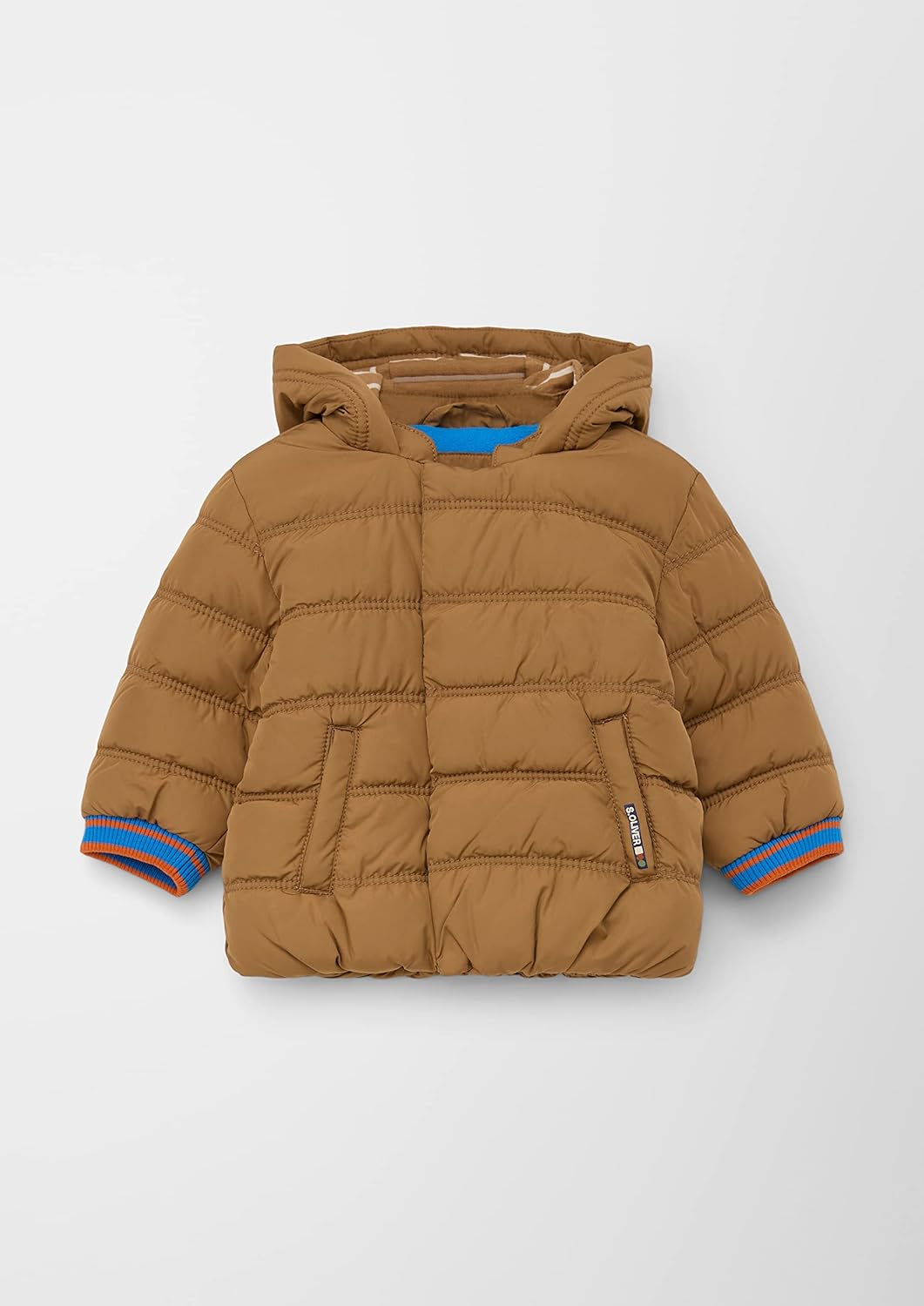 s.Oliver Unisex - Baby Steppjacke mit Fleecefutter 68 Brown, 68 Brown