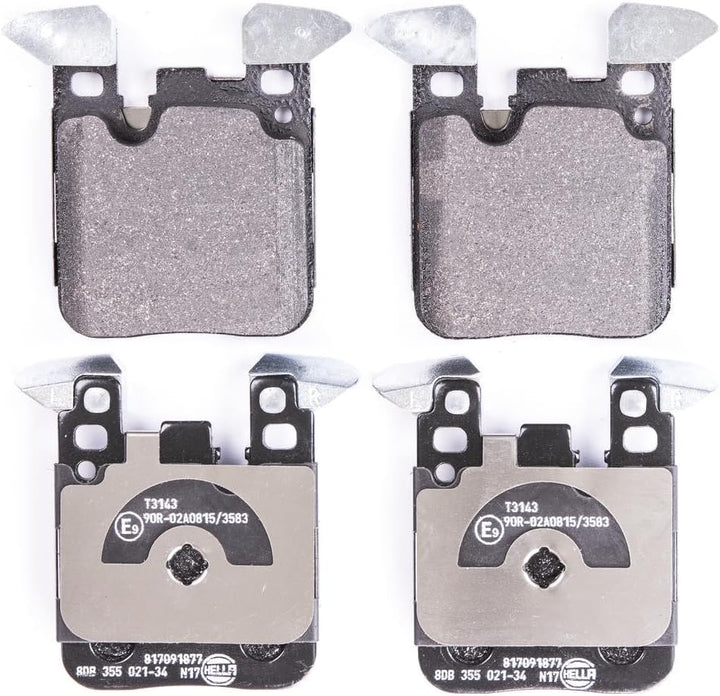 HELLA PAGID 8DB 355 021-341 Bremsbelagsatz - T3143 - Dicke/Stärke: 17mm - Bremssystem: Brembo - für