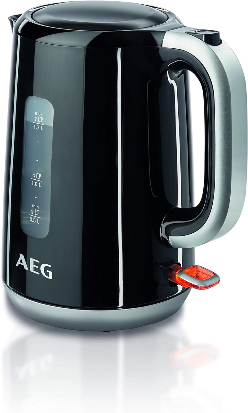 AEG EWA 3700 Expresswasserkocher / schnelles Aufkochen / 3000 W / 1,7 l / entnehmbarer Kalkfilter /