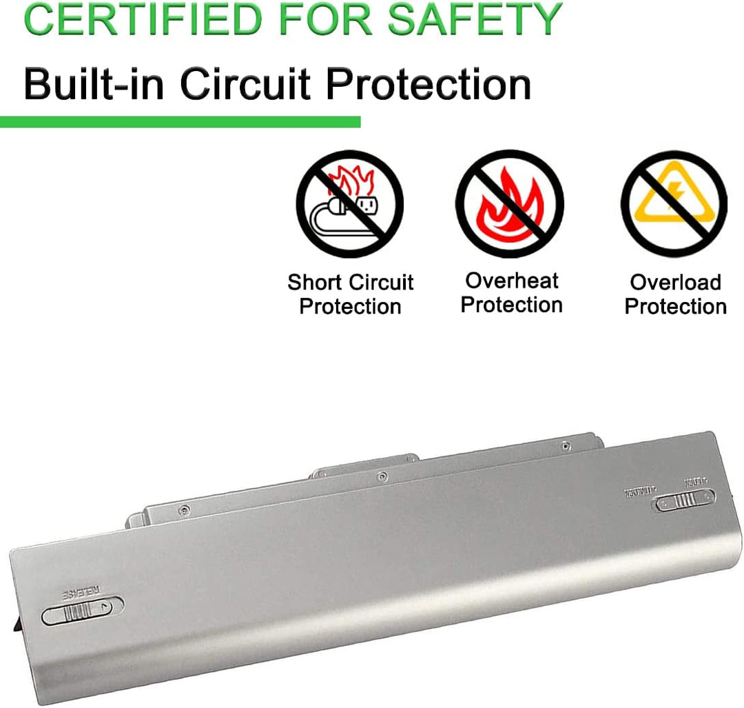 XITAIAN 11.1V 5200mAh VGP-BPS10 VGP-BPS9B Ersatz Laptop Akku für Sony VAIO VGN-AR47G/E1 VGN-AR520E V