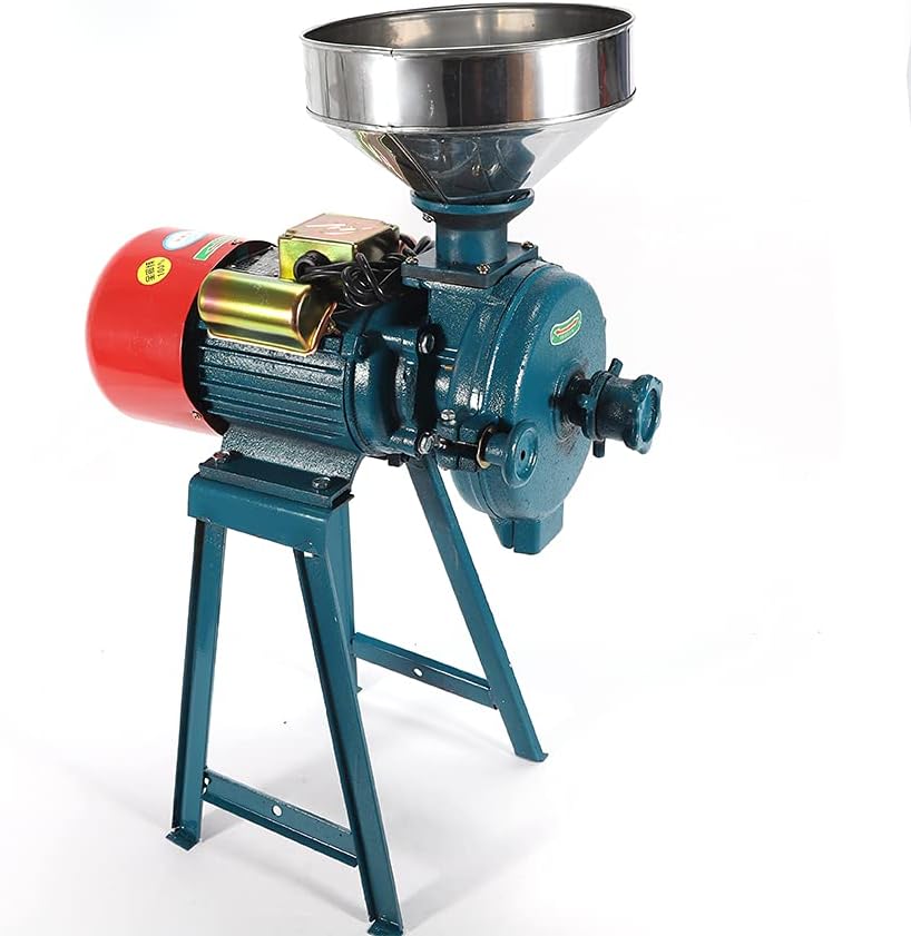 Elektrische Getreidemühle 2200W Schrotmühle Kornmühle Schleifmaschine, 1400RPM, Trocken Kornmühle mi
