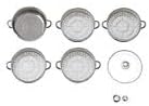 5-lagiger Mantowarka Induktion Dampfgarer Dampfkocher Edelstahl Schongarer 30cm Stapelbare Edelstahl
