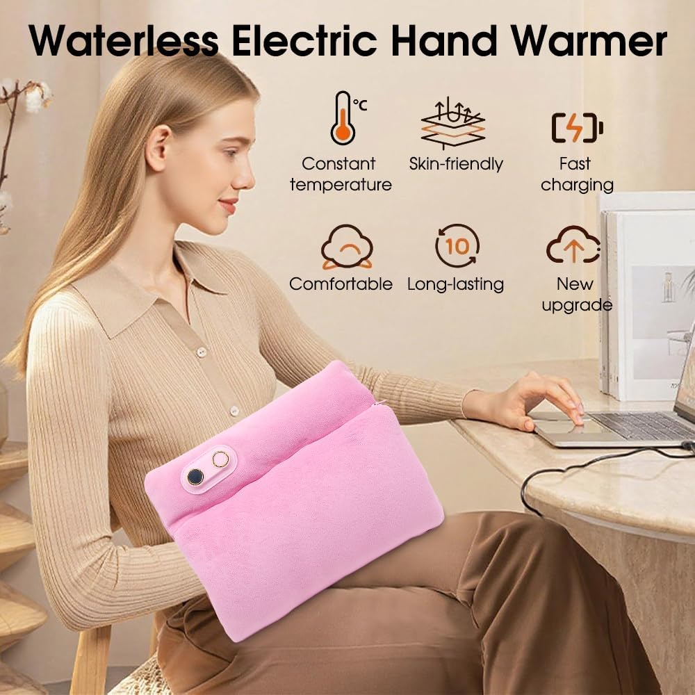 Elektrisch Beheizter Handwärmer, Elektrische Heiztasche, Doppelseitig beheizter Graphen-Handwärmer f