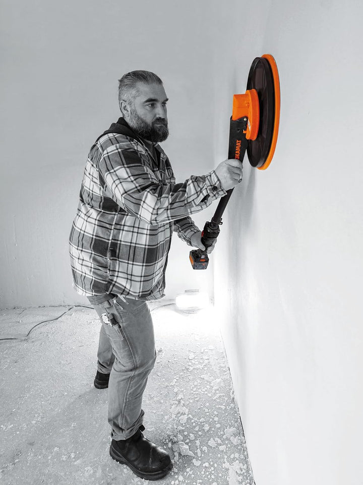 Rokamat Akku-Putzbearbeitungsmaschine Premium PFM CX – Kabellose Flexibilität, bürstenloser Motor –
