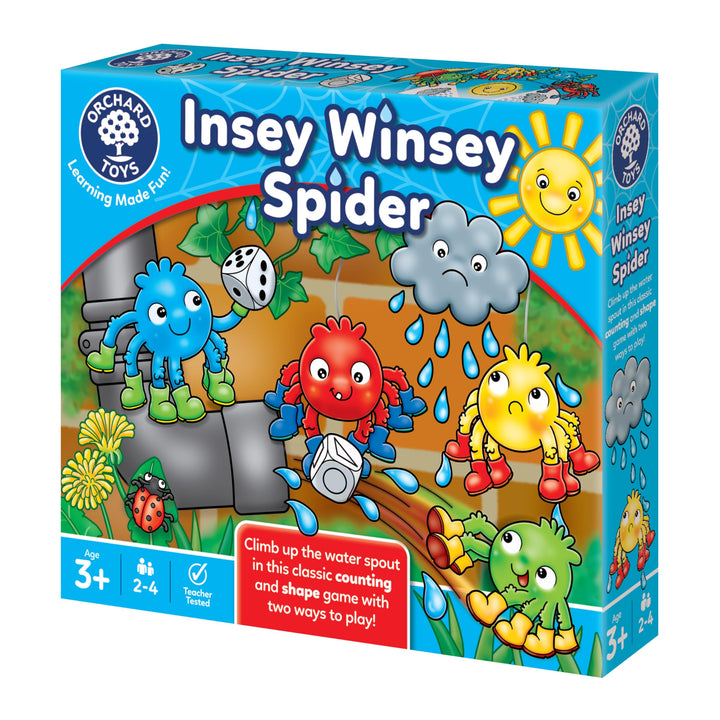 Orchard Toys Insey Winsey Spider Game, Shape and Counting Game for Preschoolers, Perfect for Childre