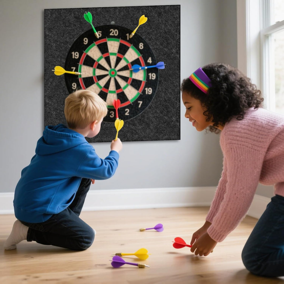Filz Dartboard Wandschutz 60x60cm: Wandschutz für Dartspiel, Kork-Dartboard-Rückseite und Wandfliese