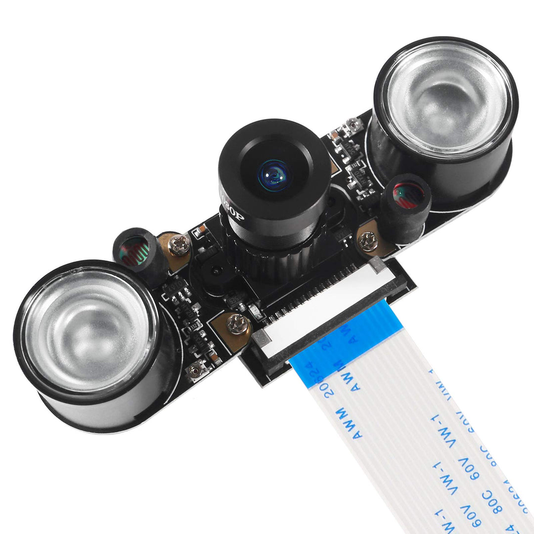 kompatibel mit Raspberry Pi Kamera Nachtsicht Infrarot Kameramodul 5MP OV5647 Webcam Einstellbare Ka