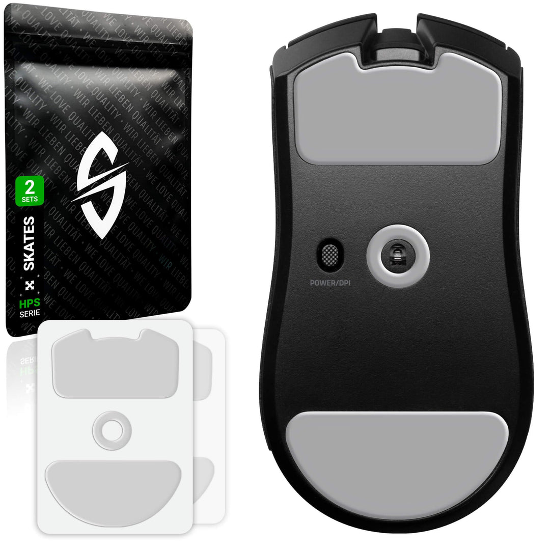 SensoryBoost HPS Glides (2 Sets) – kompatibel mit Razer Viper V4 PRO – PTFE Ersatz-Mausfüsse, abgeru