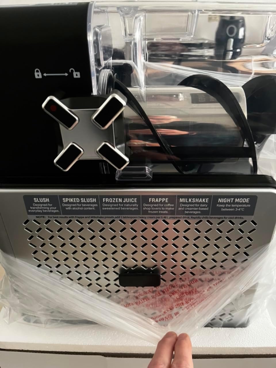 Slush Eismaschine SIM-200.1.9 2,2L Auto-Clean Funktion Softice Maschine 200W Temperaturanzeige