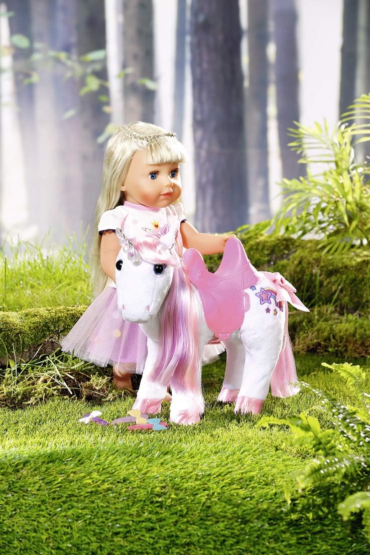 BABY born 828854 Animal Friends Einhorn Puppenzubehör 43 cm, bunt